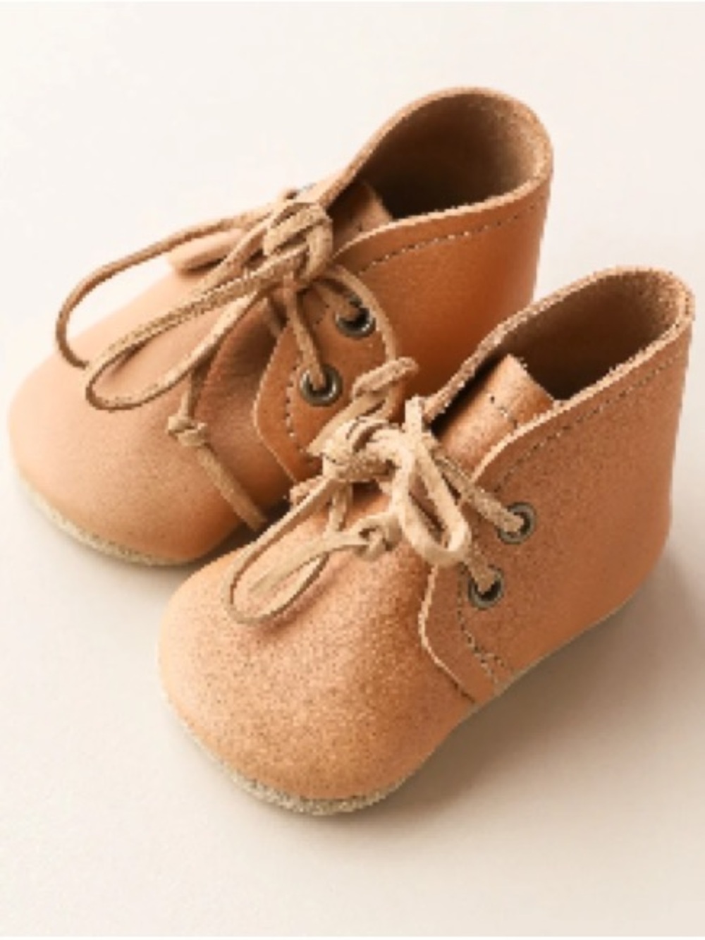 Leather Sun and Lace Booties